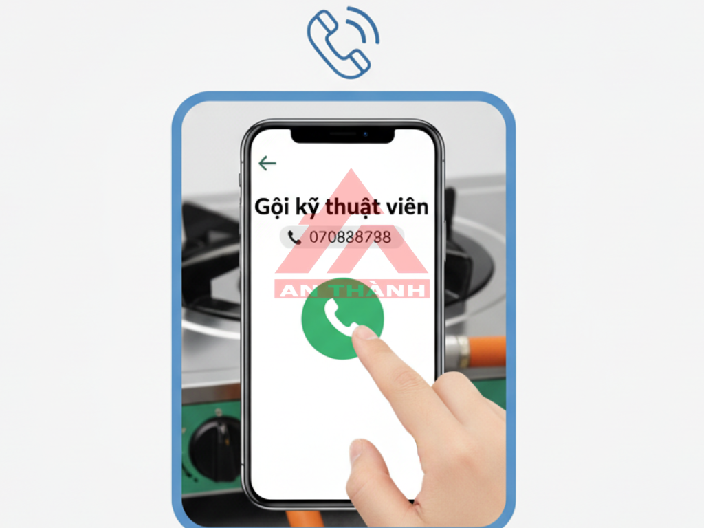 Bước 5: Gọi đội kỹ thuật viên của An Thành ĐT